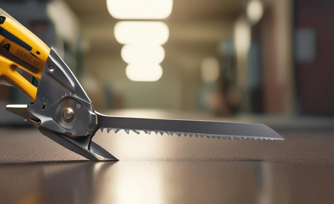 hacksaw blade wandering on metal cuts