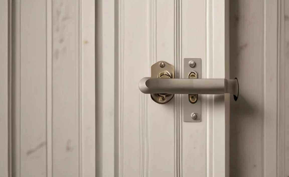 How to Clean a Sticky Door Latch