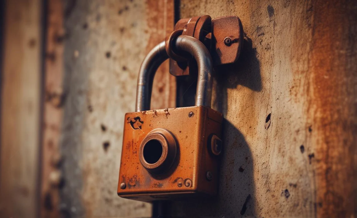 How to Clean Rust Inside Padlock