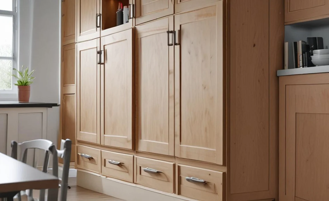 How to Fix a Sagging Heavy Cabinet Door by Checking Hinges