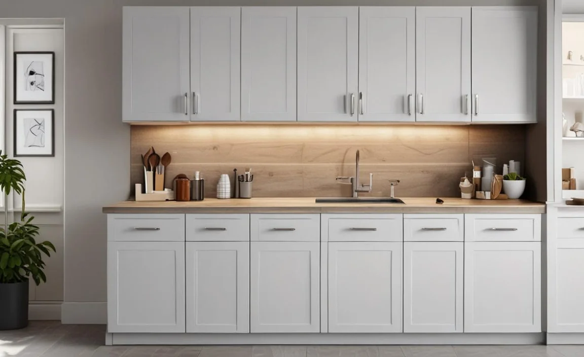 How to Fix a Sagging Heavy Cabinet Door by Using a Level