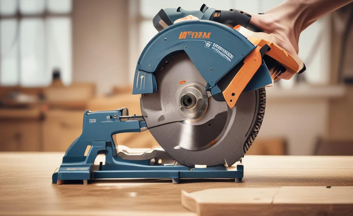 how to fix a wobbly miter saw blade