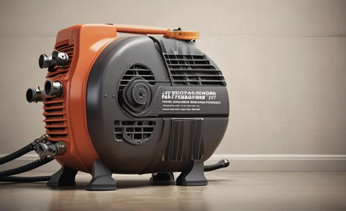 how to flush a dirty air compressor pump safely