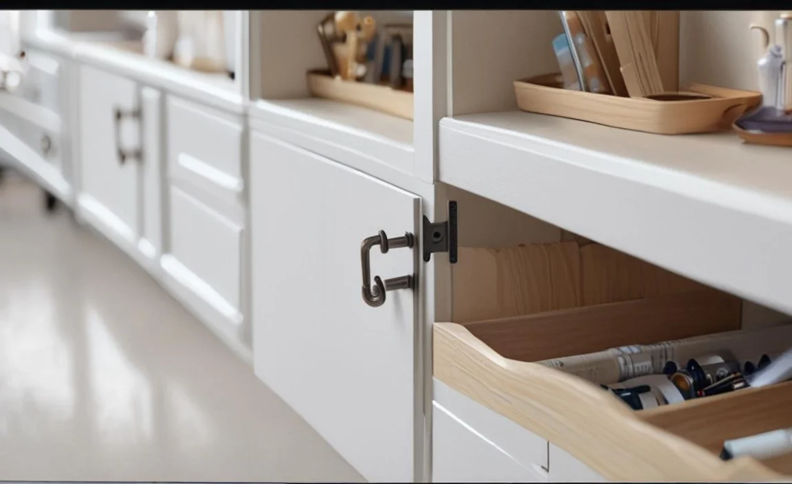 How to Install Locking Cabinet Hardware for Medicine Storage