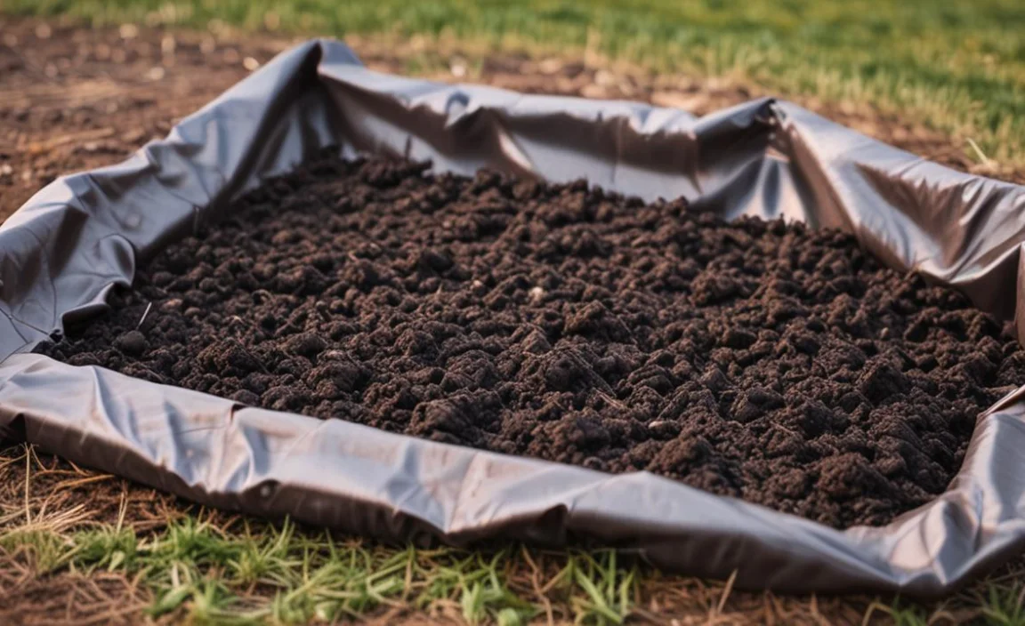 How to Properly Cure Compost Over Winter In A Tarp
