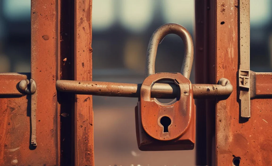 How to Unlock a Rusty Padlock