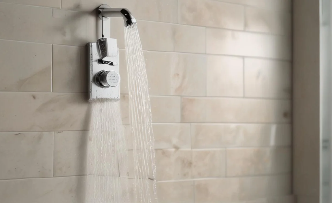 Impact of Water Leaking from Behind Shower Faceplate