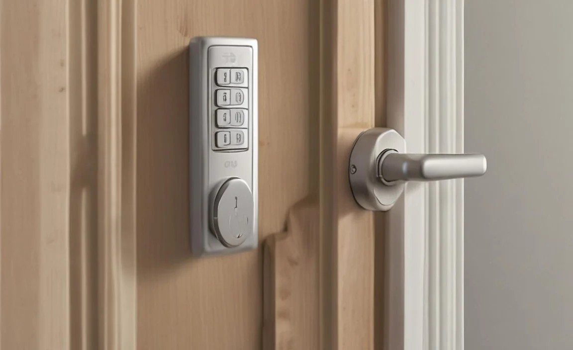 invisible smart locks that hide inside the door frame