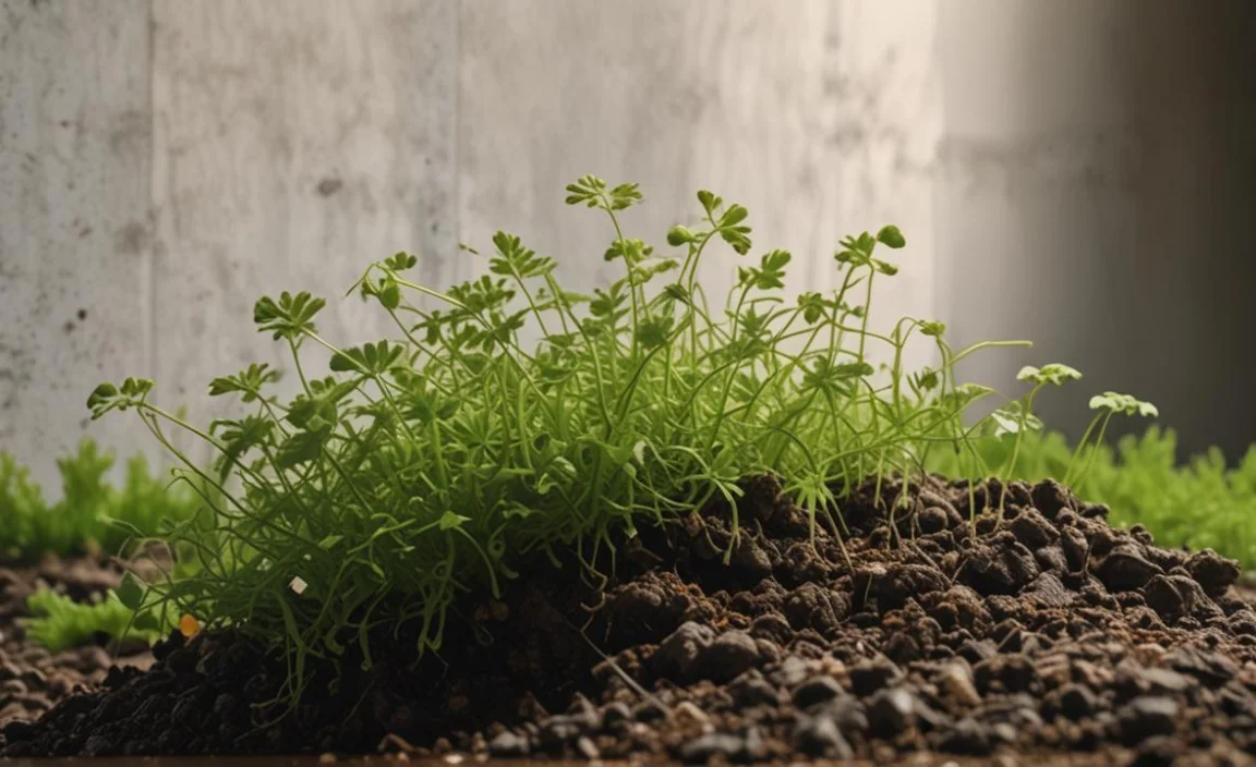is green mold in compost bad for plants