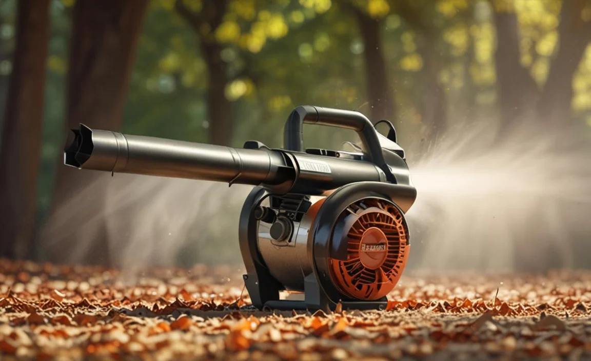 leaf blower loses power at full throttle