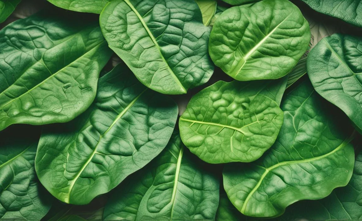 leaf miner damage on spinach leaves