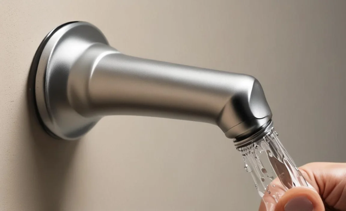 lubricating stiff shower handle mechanism