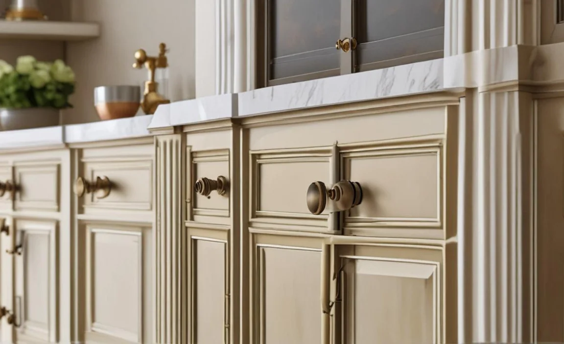 Maintaining Aged Brass Cabinet Hardware