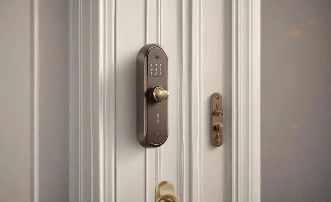matching modern smart locks with vintage door handles