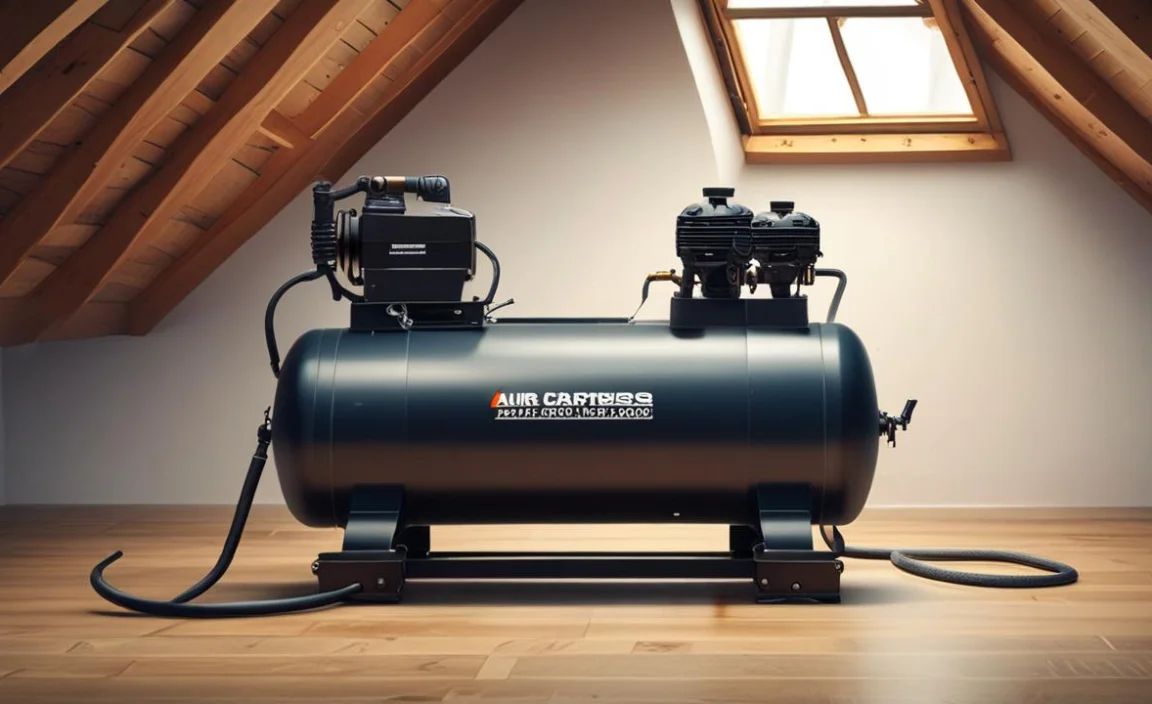 mounting an air compressor in the attic pros and cons