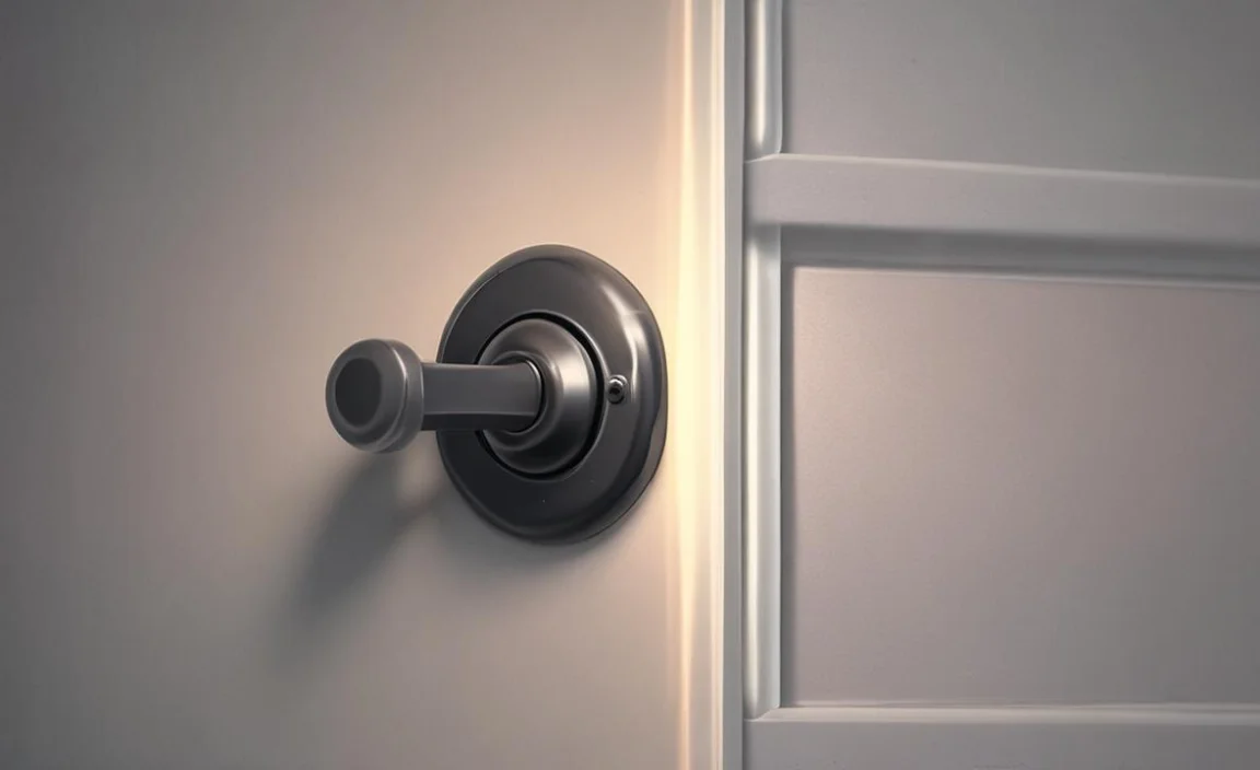 night latch snib button stuck how to release