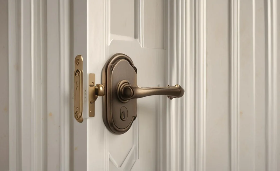 Pocket Door Privacy Lock Latch Stuck Inside Door: Fixes