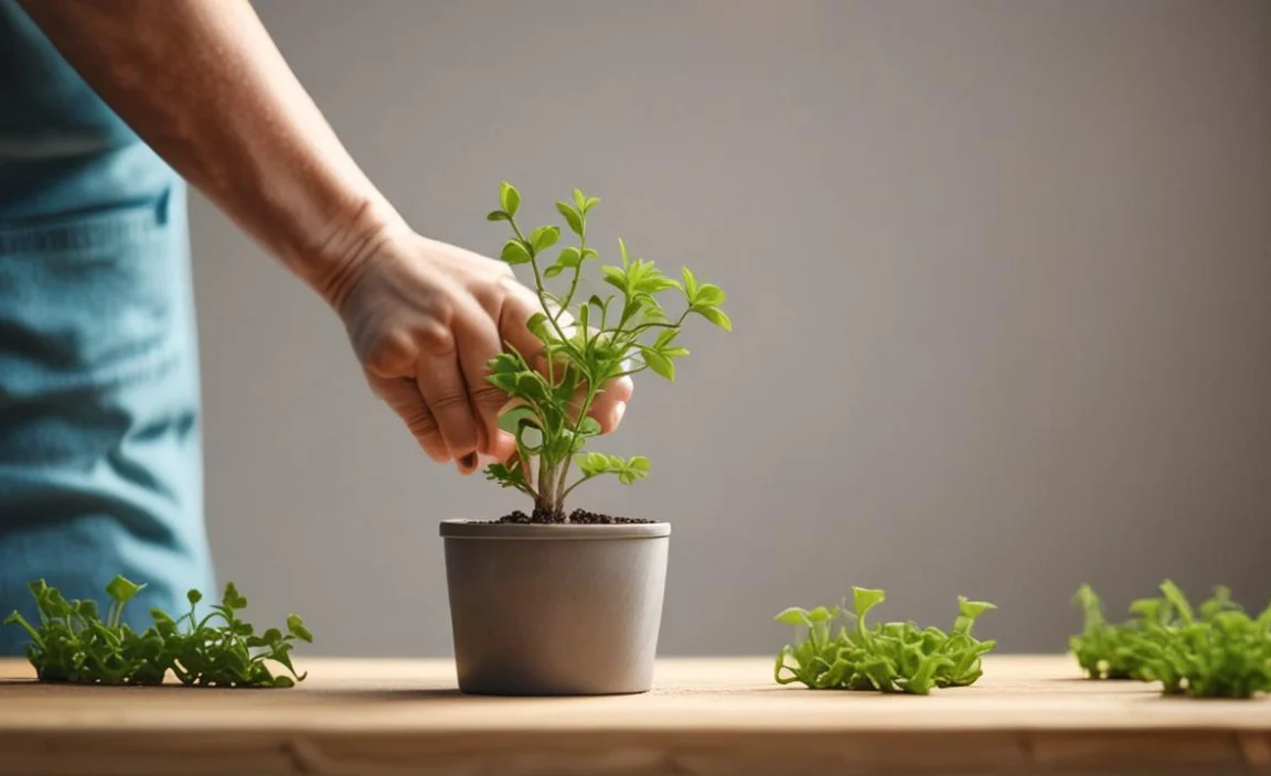 Potting for Healthy Seedlings