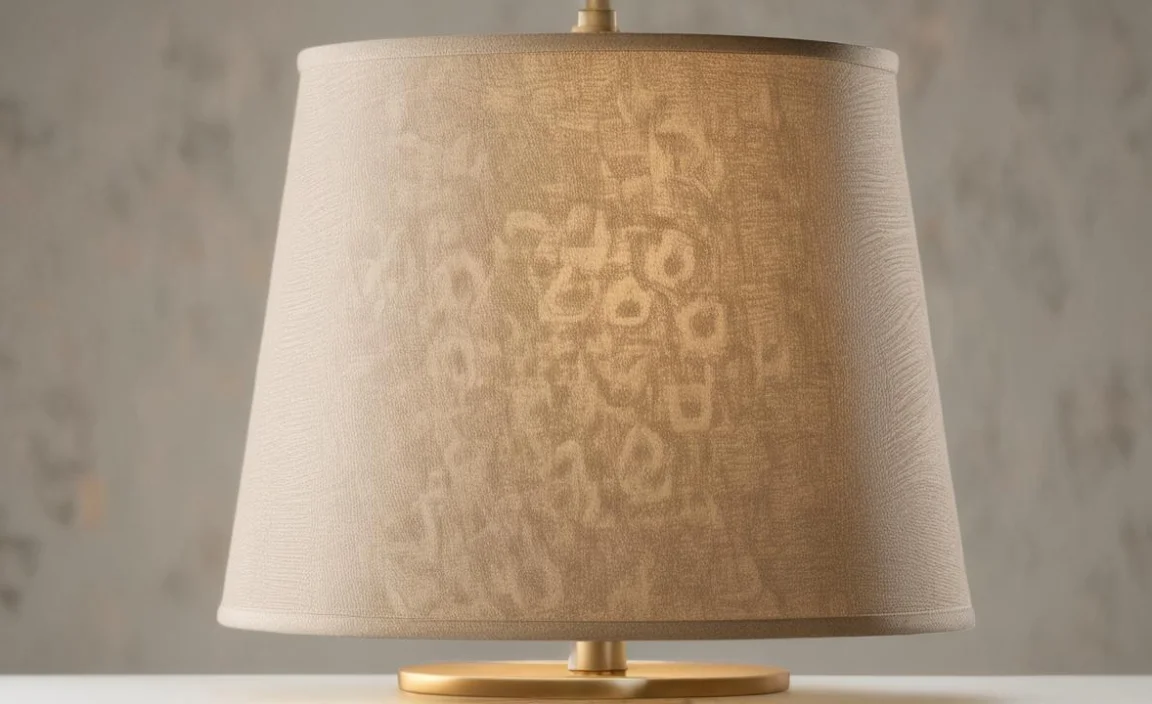 Preparing the Lamp Shade for Cleaning