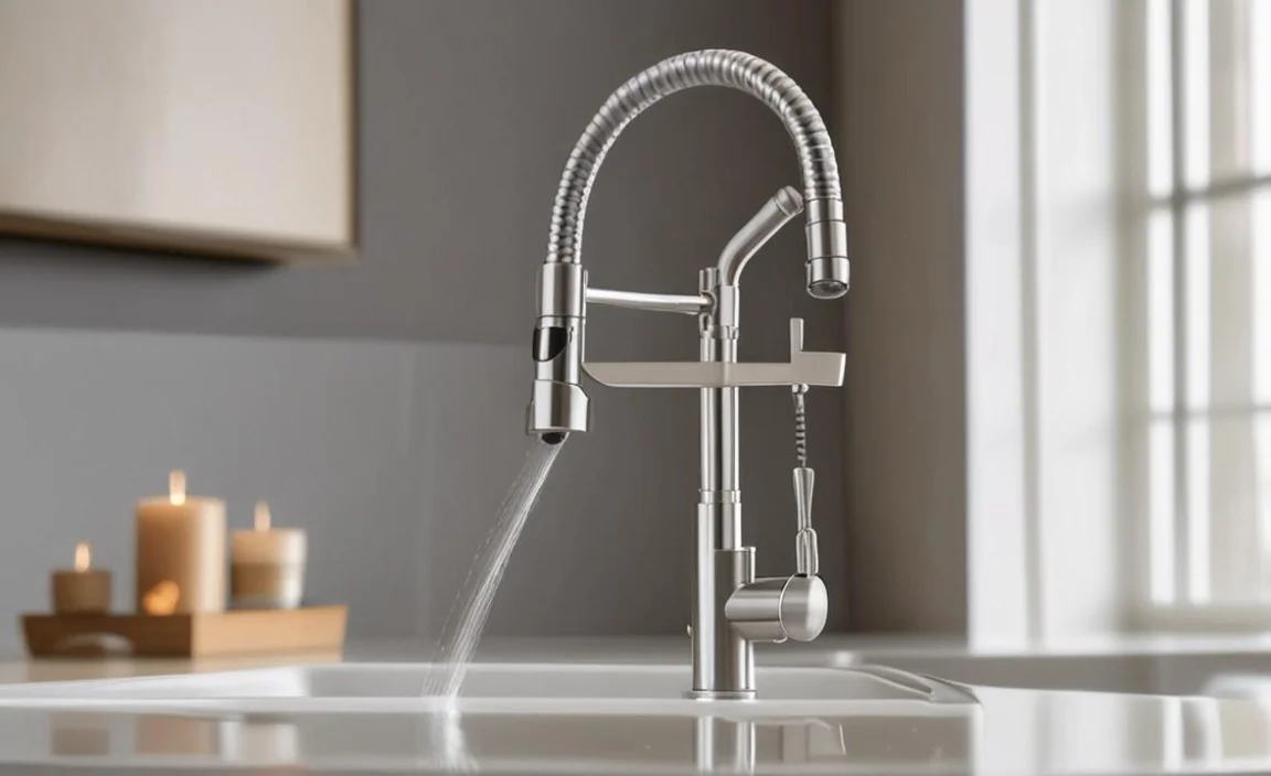 preventing hard water spots on brushed nickel fixtures