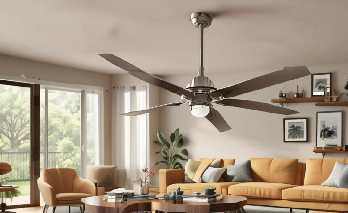 Preventing the Retractable Blade Ceiling Fan Mechanism from Getting Stuck