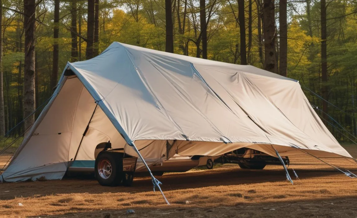 reflective tarp for tent