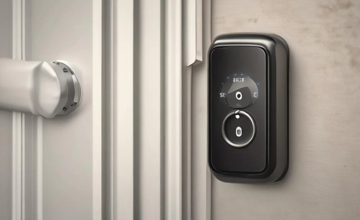 removing scratches from glossy smart lock panels