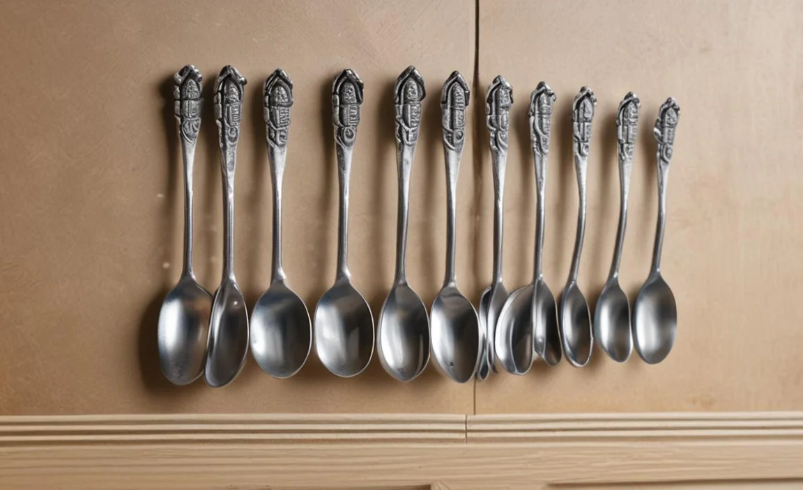 Repurposing Old Spoons Into Cabinet Handles