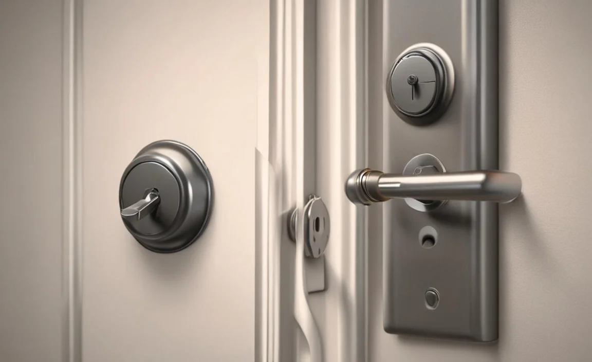 rim cylinder lock turns but latch won't move