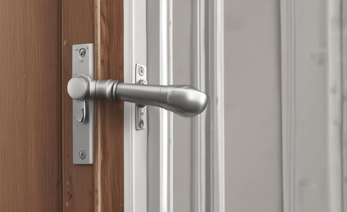 rim lock keep keeps falling off the door frame