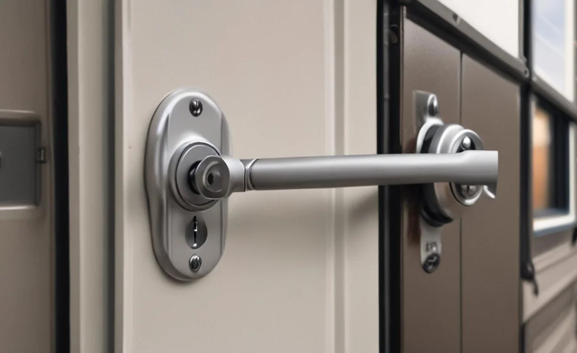 rv camper door locks with deadbolts