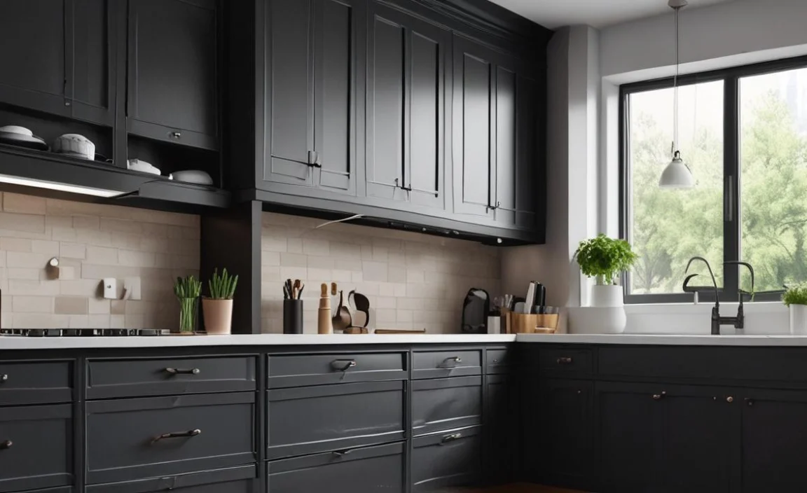 safe ways to clean matte black cabinet pulls