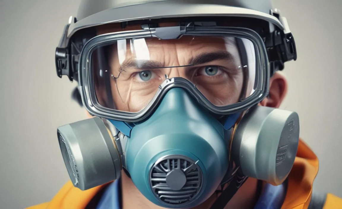 safety glasses fogging up with dust mask