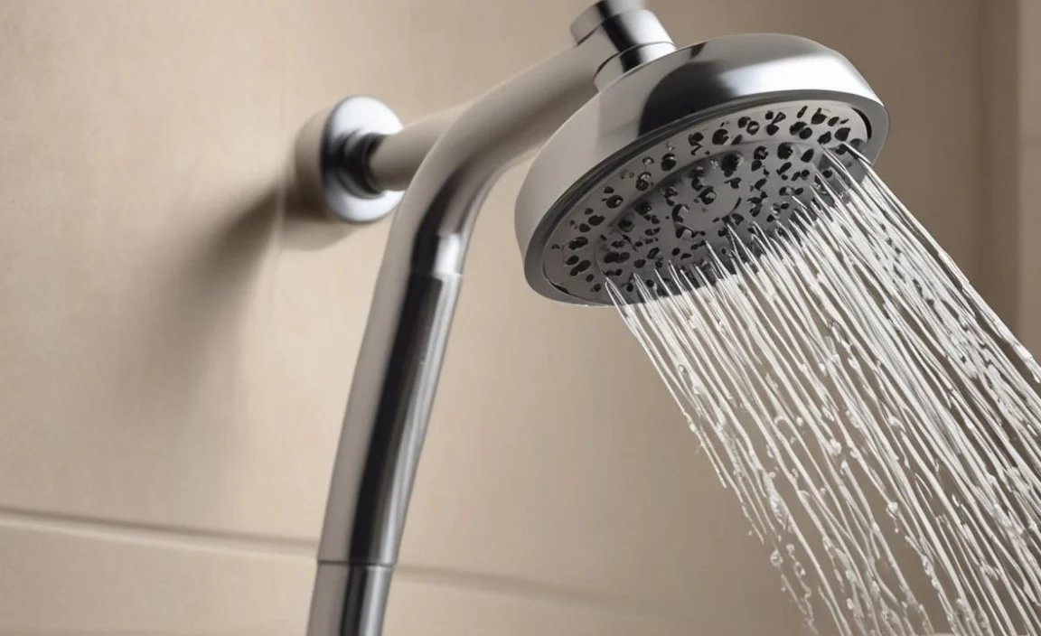 shower head pops off when water is turned on