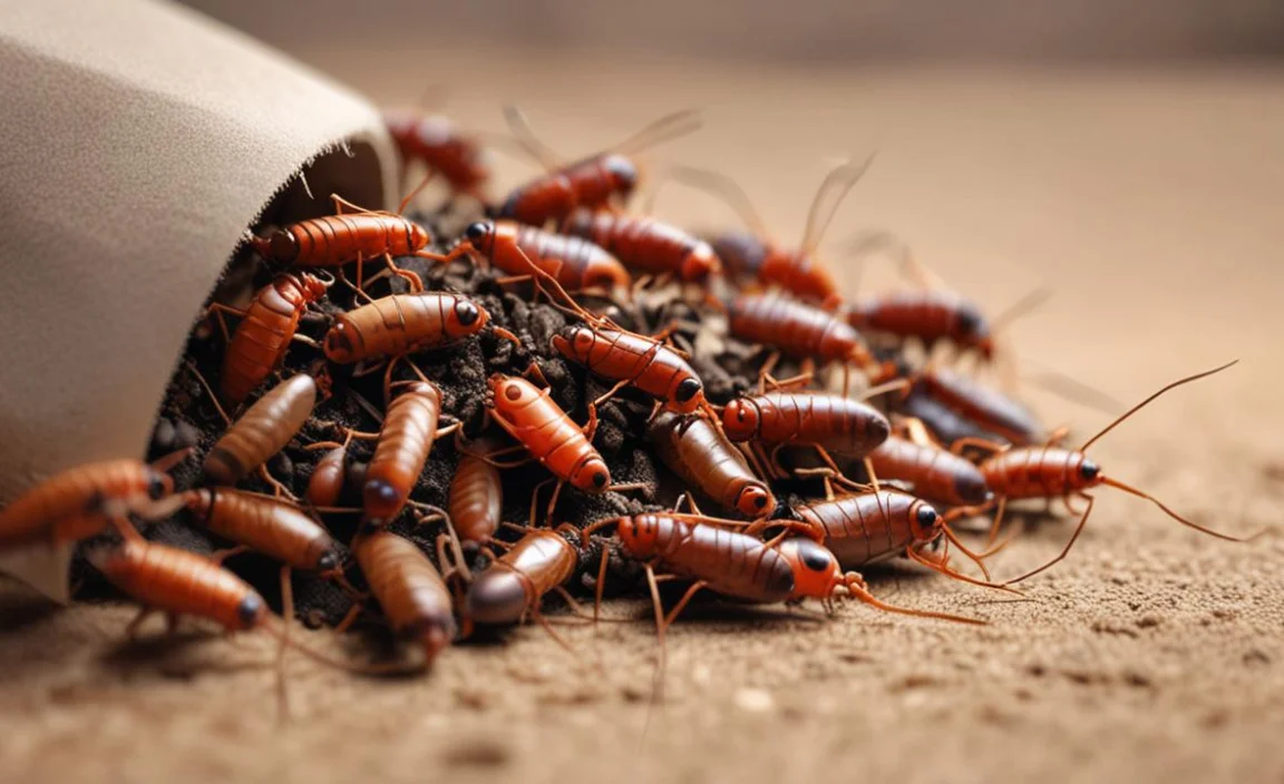 Signs of Cockroach Infestation in Compost