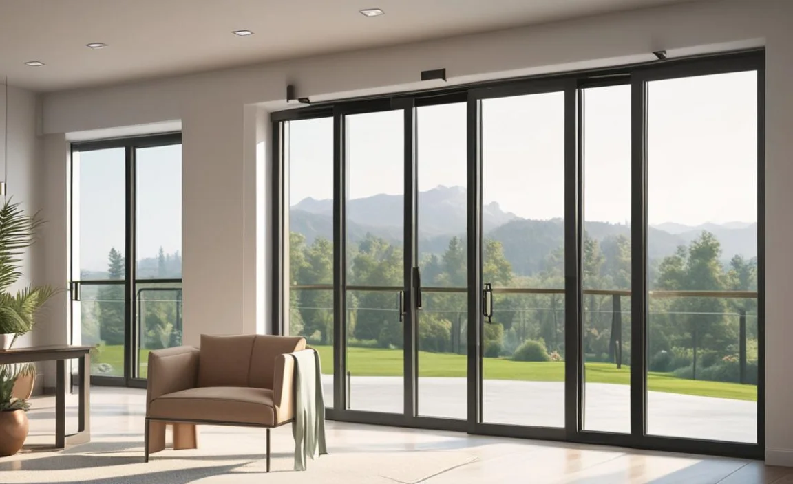 sliding glass door handle broke off how to open