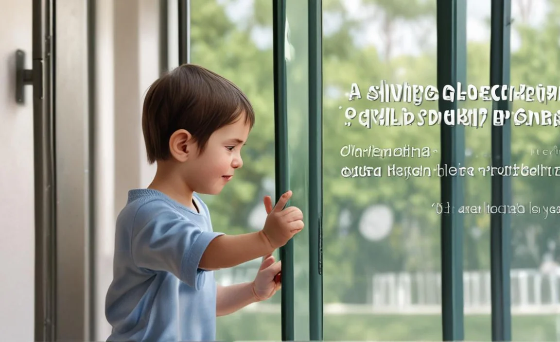 sliding glass door security bars with child lock