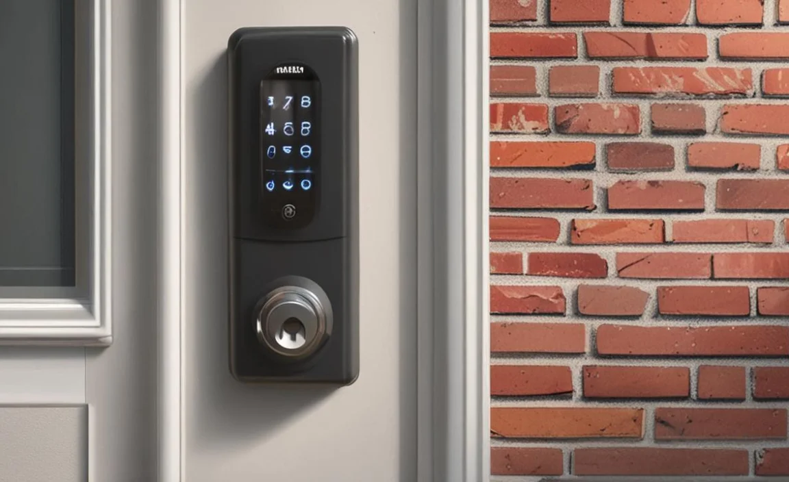smart lock battery died while outside how to get in