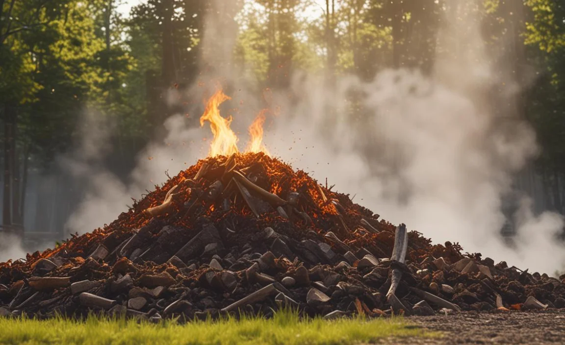 spontaneous combustion in compost piles myth or fact