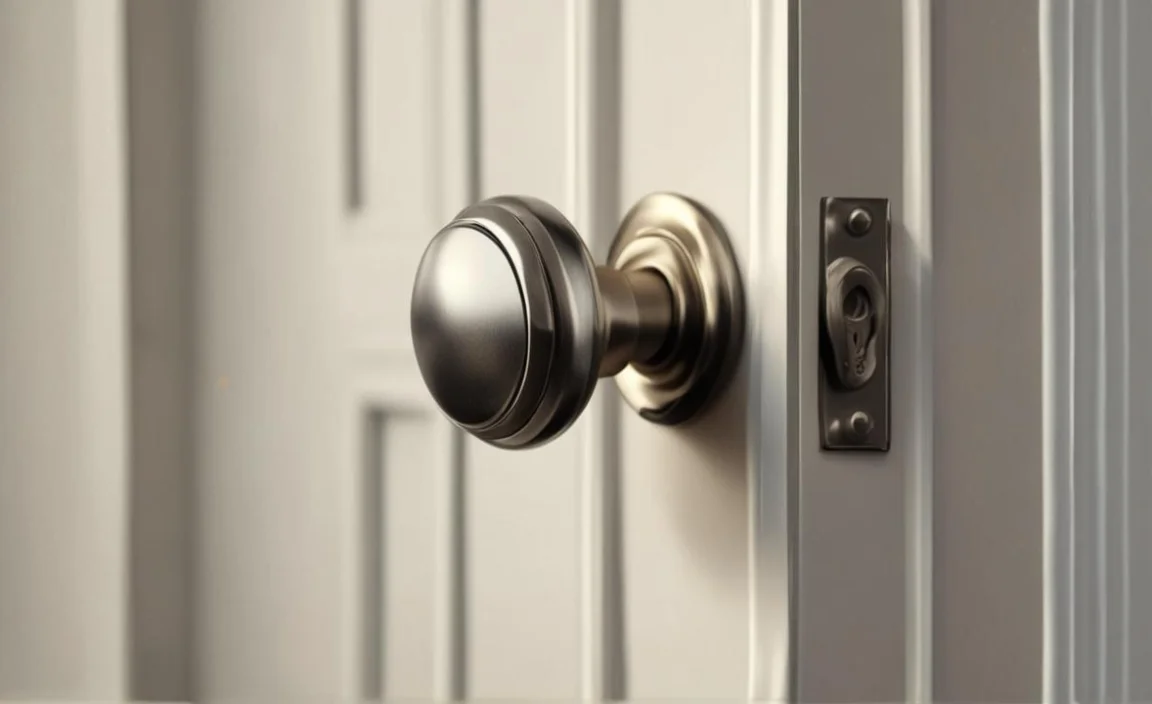 Steps to Fix a Stuck Push Button Door Knob
