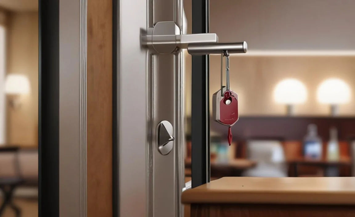 Steps to Open a Jammed Hotel Style Swing Bar Lock