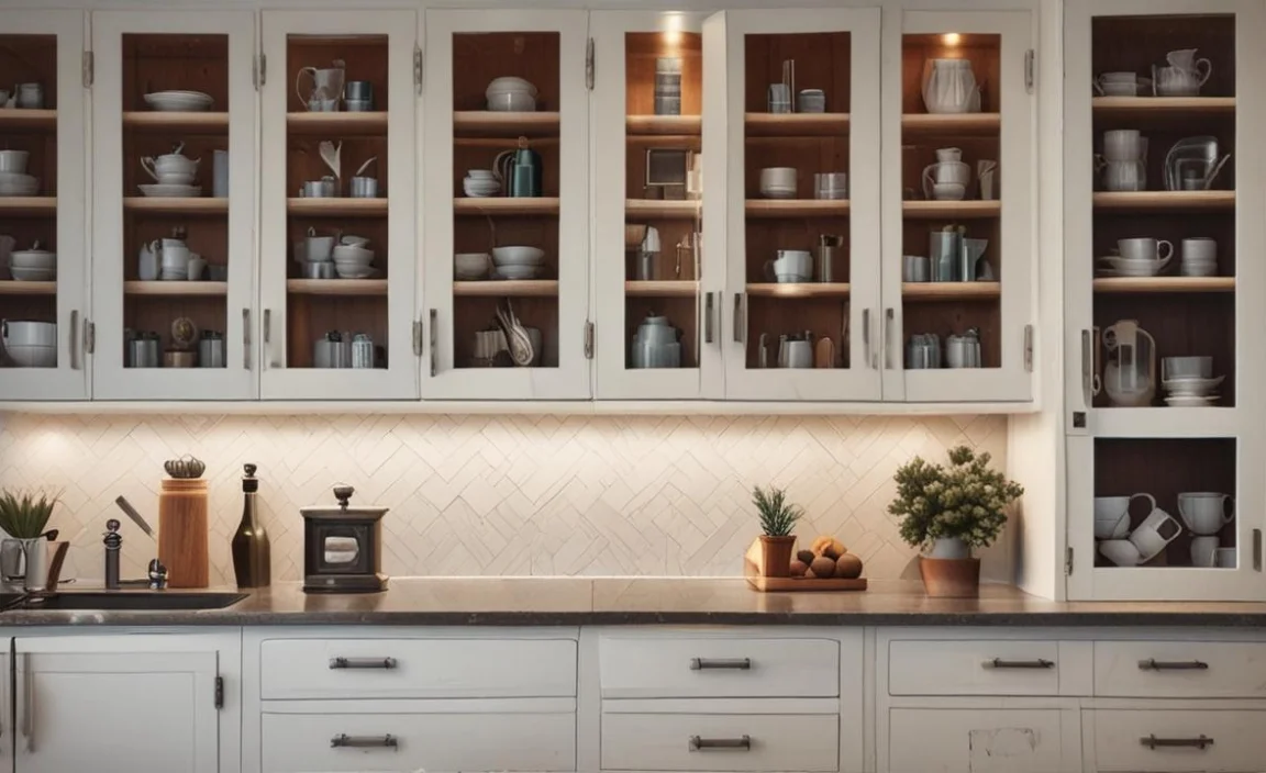 Steps to Secure Glass Inserts in Cabinet Doors