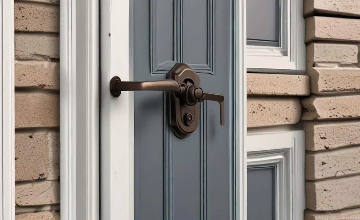 storm door handle replacement kits with lock
