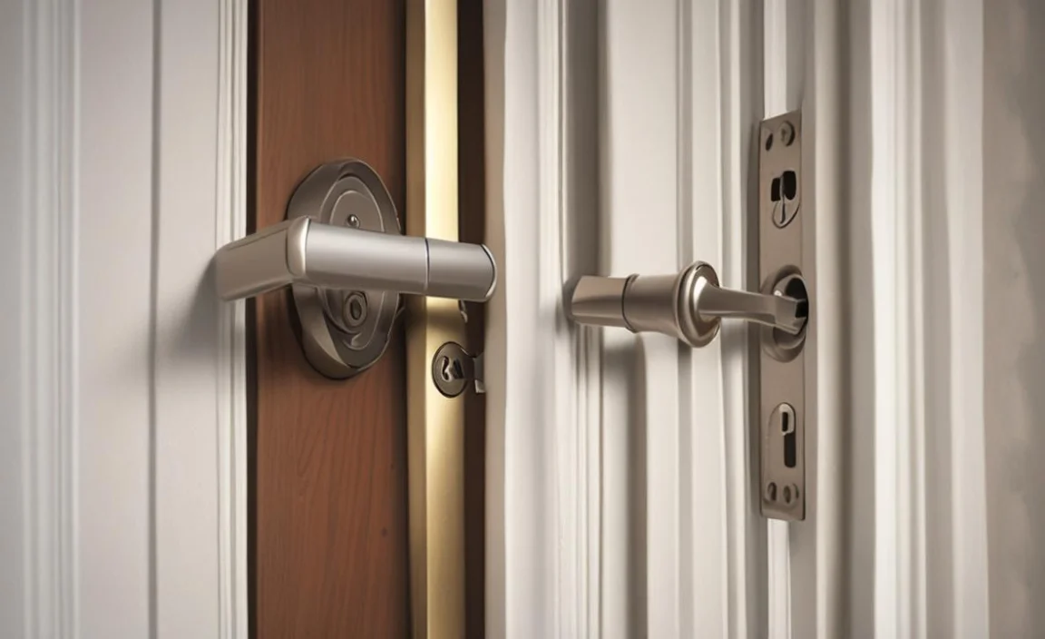 storm door lock cylinder spinning with key