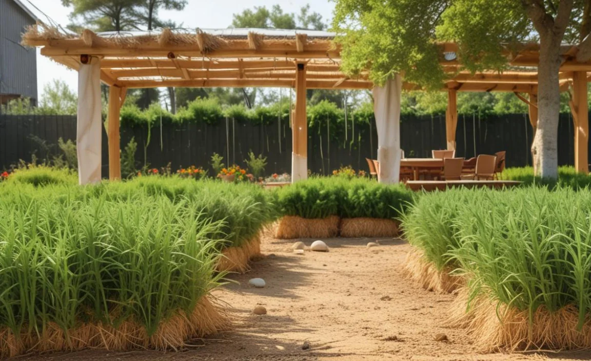 straw bale gardening nitrogen conditioning