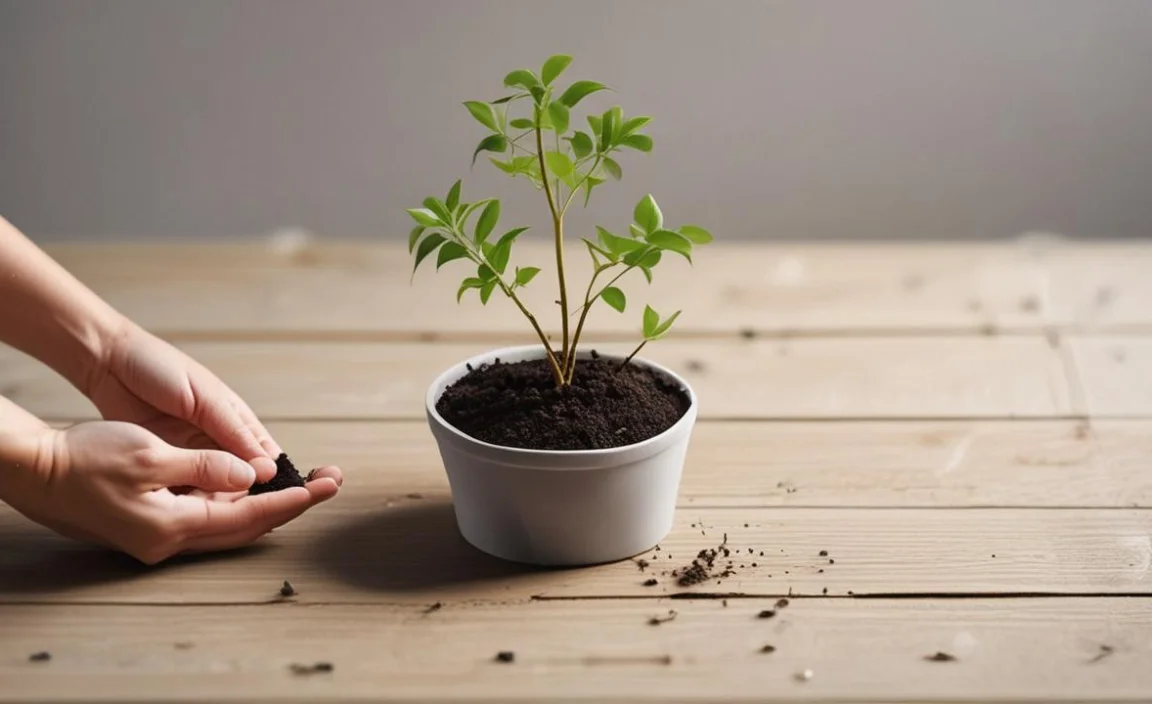 Supporting Leggy Seedlings