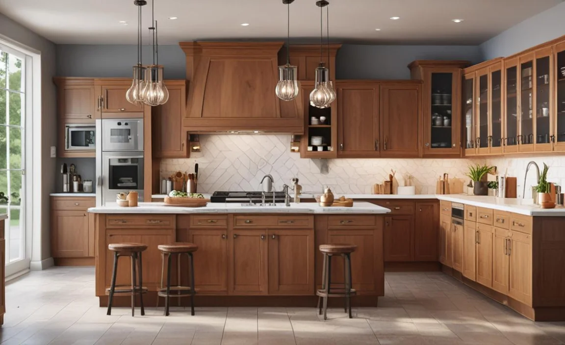 Techniques for Lightening Wood Cabinets