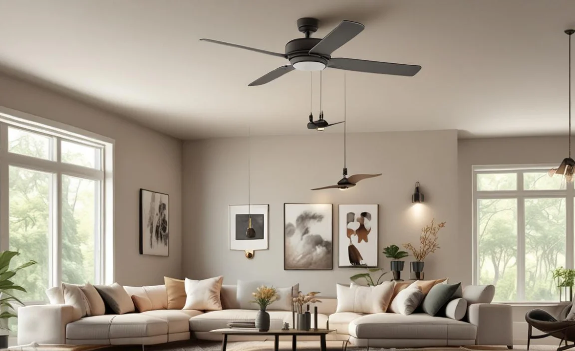 Top Features to Consider in Ceiling Fans with Long Downrods