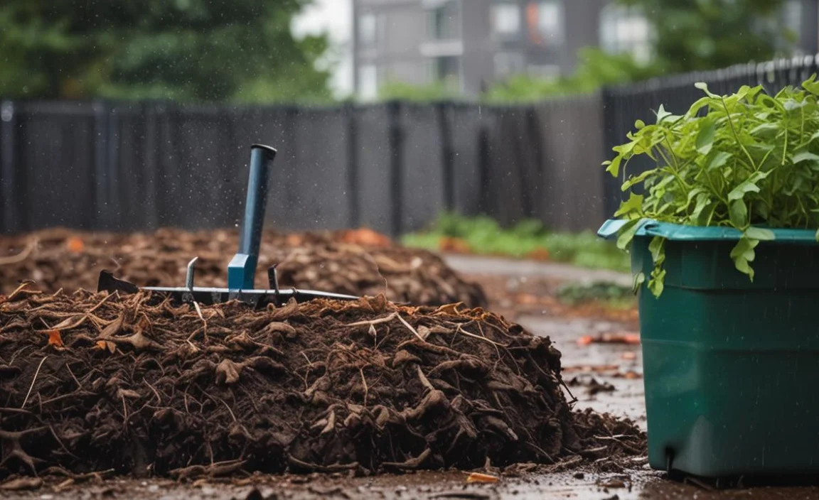 Turning Compost In The Rain: Cons