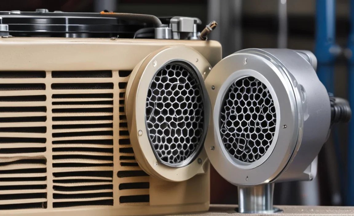upgrading air compressor intake filter for better airflow